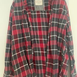 Red and Black Plaid Shirt